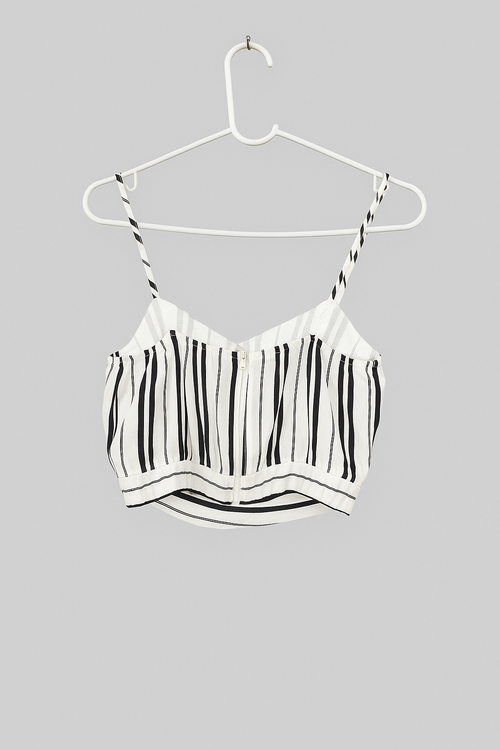 Blusa de tirantes a rayas