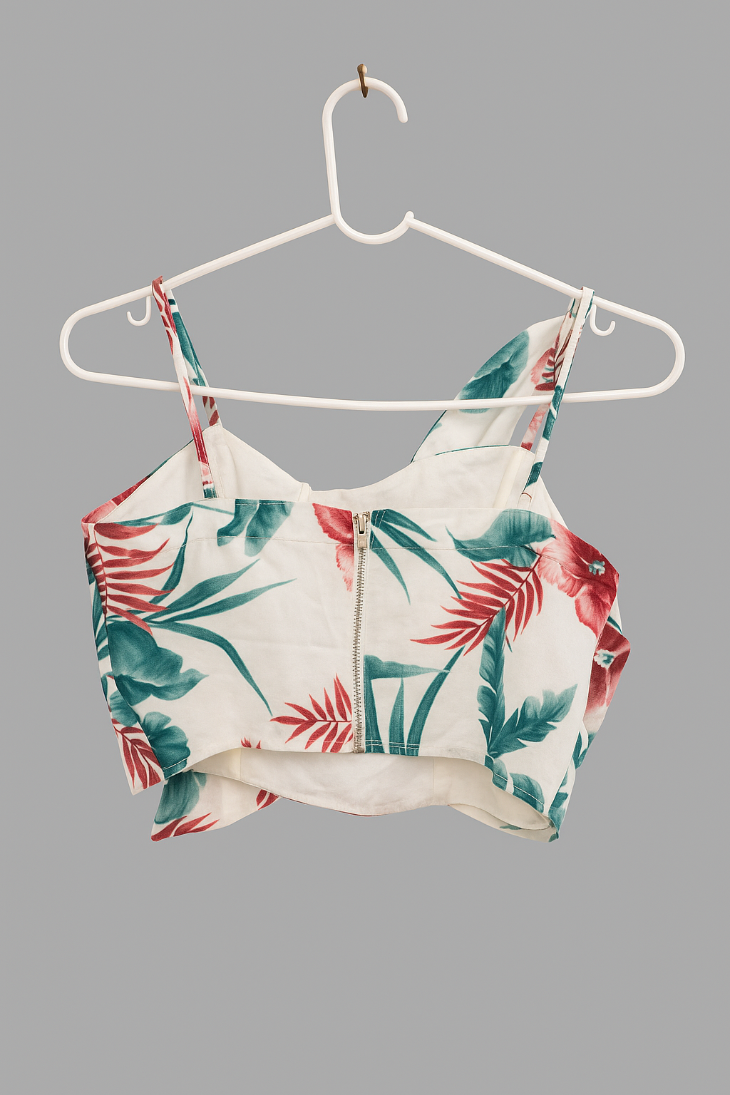 Blusa de tirantes con estampado floral
